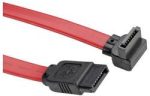   Roline 3.0 Gbit-s sata kábel 0,5m piros 11.03.1556DR egyik vége 90°-os