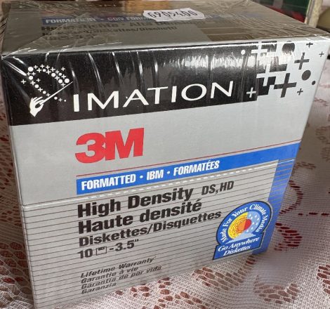3M Imation DS HD 1,44MB floppy lemez 10 db Made in U.S.A. 1997 3M Imation DS HD 1,44MB floppy lemez 10 db Made in U.S.A. 1997