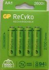 GP ReCyko 2600 mAh NiMH Akkumulátor AA 4db/cs 2700 Series