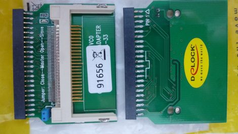 Delock 91656 CF-IDE44 mama adapter - alaplapba dugható - Delock Card Reader IDE 44 pin female to Compact Flash vertical