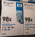   HP LaserJet 4 4+ 4M 4M+, LaserJet 5 5M 5N eredeti toner 98x 92298X elég régi