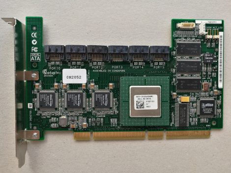 DELL CERC Adaptec AAR-2610SA PCI-X 6 portos Sata RAID vezérlő kártya 20?? - ADAPTEC AAR-2610SA 6PORT SATA RAID 64MB RAID LEVEL 0, 1, 5, 10, JBOD CONTROLLER PCI-X