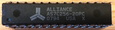 Alliance AS7C256-20PC SRAM, 32KX8, DIP28 - statikus RAM memória csip