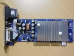   Asus N6200 - NVidia GeForce 6200 AGP 8x 128MB 64bit VGA kártya 2005 passzív hűtés