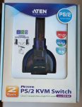 ATEN 2-Port PS/2 KVM Switch - 2PC PS/2 CS-62+Kábel