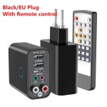   Univerzális bluetooth 5.0 Audio hang adó/vevő, 2.1A-es töltő és MP3 lejátszó adapter, távirányítóval fekete