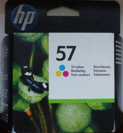 lejárt - Eredeti HP 57 színes patron (C6657AE) 2014
