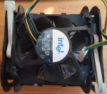   Intel C91249-003 Socket 478 processzor hűtő s478 cooler cpu fan DC12V 0.13A NIDEC CORP rézmagos