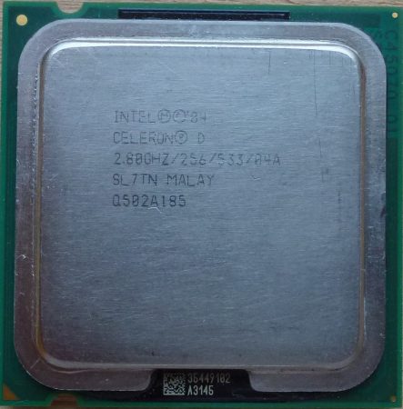 Intel Celeron D 335J 2.80/256/533 processzor SL7TN s775 cpu