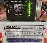   Colorsit 420W -5V ATX PC tápegység 8 cm-es hűtőventilátorral