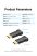 DisplayPort - HDMI átalakító adapter 4 cm DP - HDMI fekete