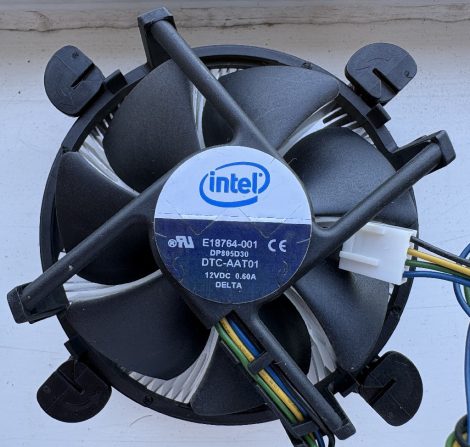 Intel E18764-001 Socket 775 processzor hűtő s775 LGA775 cooler cpu fan DC12V 0.60A DELTA