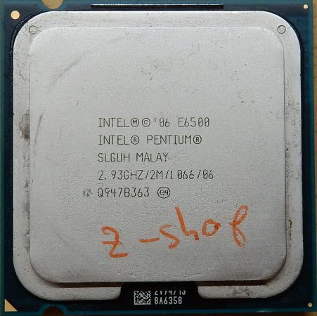 Intel Pentium E6500 2.93GHz/2M/1066 processzor SLGUH s775 cpu