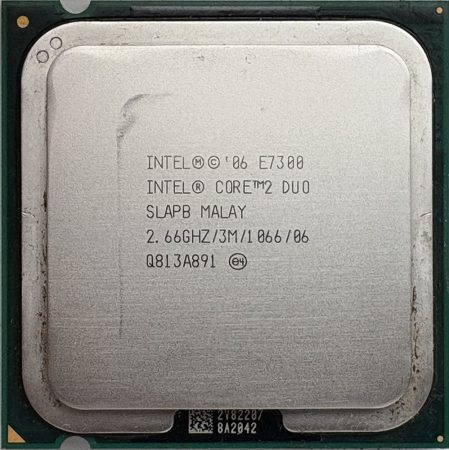Intel Core 2 Duo E7300 2.66GHz/3M/1066/06 processzor SLAPB s775 cpu 2006 Intel Core 2 Duo E7300 2.66GHz/3M/1066/06 processzor SLAPB s775 cpu 2006