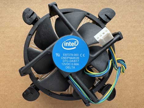 Intel E97379-003 DC12V 0.6A Delta LGA1151 cpu hűtő Intel E97379-003 DC12V 0.6A Delta LGA1151 cpu hűtő