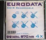 Eurodata CD-R 4x 99 min 870MB - 99 perces írható CD lemez