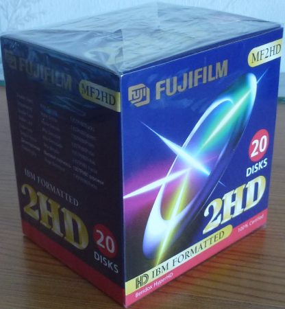 FUJIFILM MF-2HD 1,44MB floppy lemez 20 db bontatlan IBM formatted