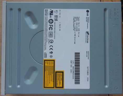 LG HL-DT-ST DVD-RAM GSA-4160B A306-01 IDE DVD író fehér