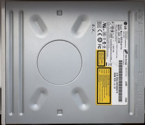 HL-DT-ST DVD-RW GSA-H10N IDE DVD író fekete fehér 2006