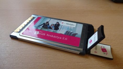 T-Mobile web'n'walk Netkártya 3.6 PCMCIA mobilinternet kártya - Qualcomm 3G CDMA GX0201