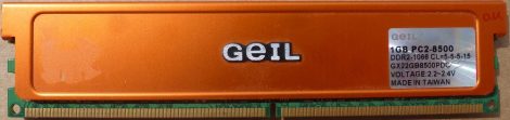 GEIL GX22GB8500PDC 1GB DDR2-1066 RAM modul DDR2-SDRAM PC2-8500 2.2-2.4V CL=5-5-5-15