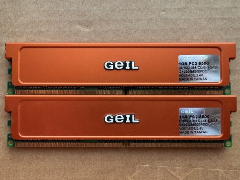 GeIL Ultra Series DDR2 2x1GB RAM Kit GX22GB8500PDC PC2-8500 1066 MHz GeIL Ultra Series DDR2 2x1GB RAM Kit GX22GB8500PDC PC2-8500 1066 MHz