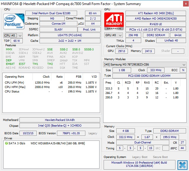 ati radeon hd 3450 windows 10 dms-59 adapter