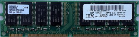 Hyundai HYM7V631601 BTFG-75 BA-A 128MB 133MHz SDRAM modul IBM FRU 33L3074 1999