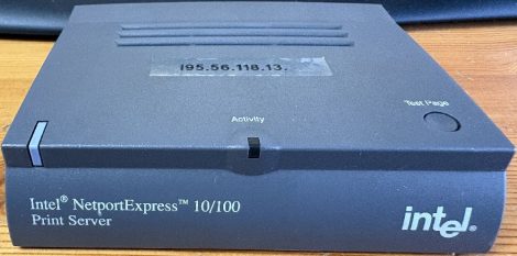 Intel NetportExpress 10/100 Print Server tápegység nélkül (5V 1,5A) Intel NetportExpress 10/100 Print Server tápegység nélkül (5V 1,5A)