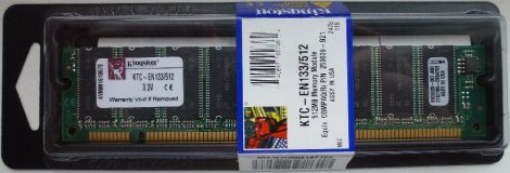 Kingston KTC-EN133/512 133MHz 512MB SDRAM modul - Equiv. Compaq(R) P/N: 259039-B21