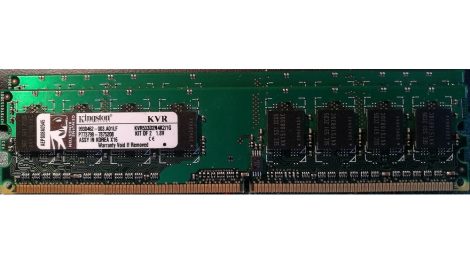 Kingston KVR533D2N4K2/1G KIT OF 2 2x512MB DDR2-533 RAM modul PC4200 DDR2-SDRAM 1.8V