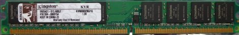 Kingston KVR800D2N6/1G 1GB DDR2-800 RAM modul 1024 MB PC6400 DDR2-SDRAM 1.8V