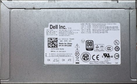 Dell L275EM-00 275W ATX PC tápegység 8 cm-es hűtőventilátorral FC1NX PS-6271-01DB