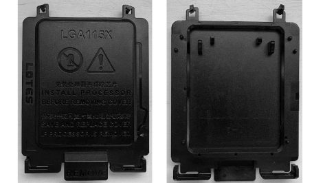 alaplap CPU foglalat védő műanyag burkolat LGA 115X - cpu cover