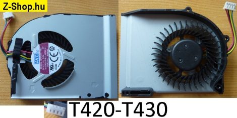 Lenovo ThinkPad T420S T420SI T430S T430SI laptop CPU Fan processzor hűtő