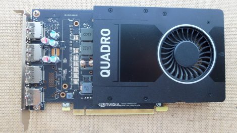 NVIDIA Quadro P2200 5GB PCI-e VGA kártya 4 db. DisplayPort csatlakozóval (GP106GL) [Hewlett-Packard] L58492-001