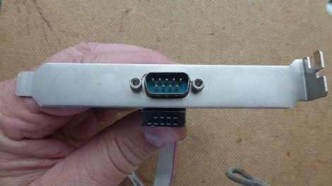 alaplap RS-232 soros port hátlap kivezetés 9 pin 30 cm
