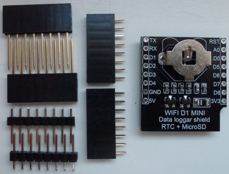 Micro SD Wemos D1 Mini Data Logger Shield+DS1307 SOP8 RTC 512K Clock For Arduino