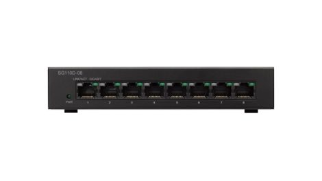 Cisco SG110D-08 8 portos gigabit switch
