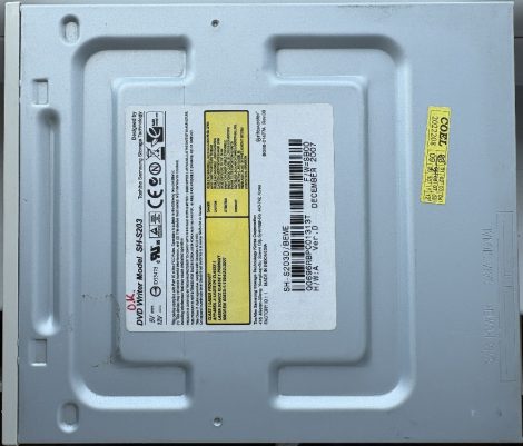 Toshiba Samsung SH-S203 Sata DVD író fehér 2007 SpeedPlus