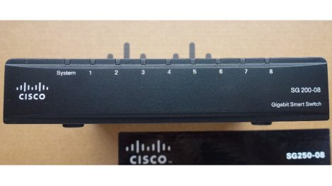 Cisco Small Business SG 200-08 8-Port Gigabit Smart Switch - menedzselhető switch SLM2008T V04