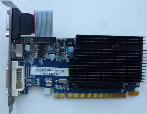 Sapphire Radeon HD5450 1GB DDR3 PCI-e VGA kártya HDMI DVI és VGA csatlakozóval passzív hűtés