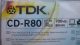 TDK CD-R80 52x 80 min 700MB - 80 perces írható CD lemez