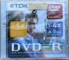 TDK 1-4x 4,7GB DVD-R írható DVD lemez