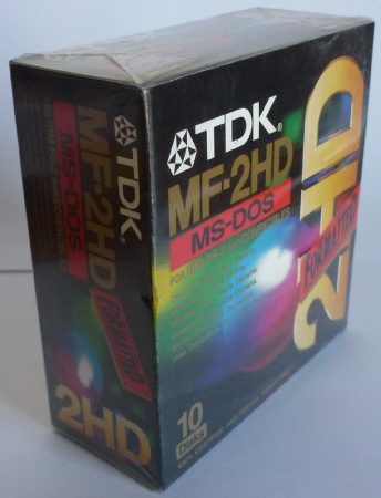 TDK MF-2HD 1,44MB floppy lemez 10 db bontatlan