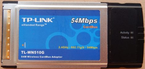 TP-LINK TL-WN510G 54MBit PCMCIA WiFI WLAN ethernet adapter