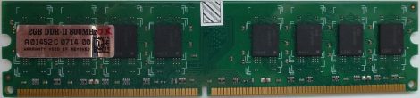 DDR2-800 2GB RAM modul V02D2LF2GB1881880 ezüst címke A01452C071400