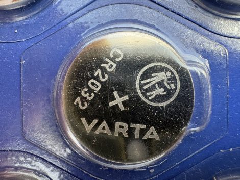 1 db. VARTA CR2032 3V Lítium gombelem - 6032 3V Lithium Electronics