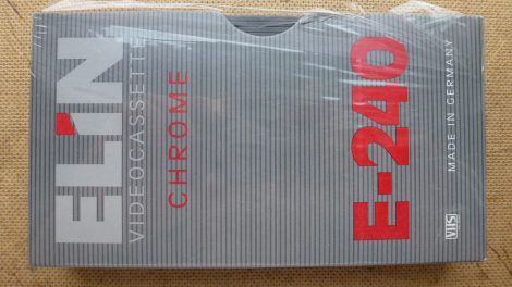 keveset használt VHS kazetták TDK SONY Philips Elin