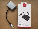 VCom USB 3.0 VGA és HDMI adapter kb. 20 cm